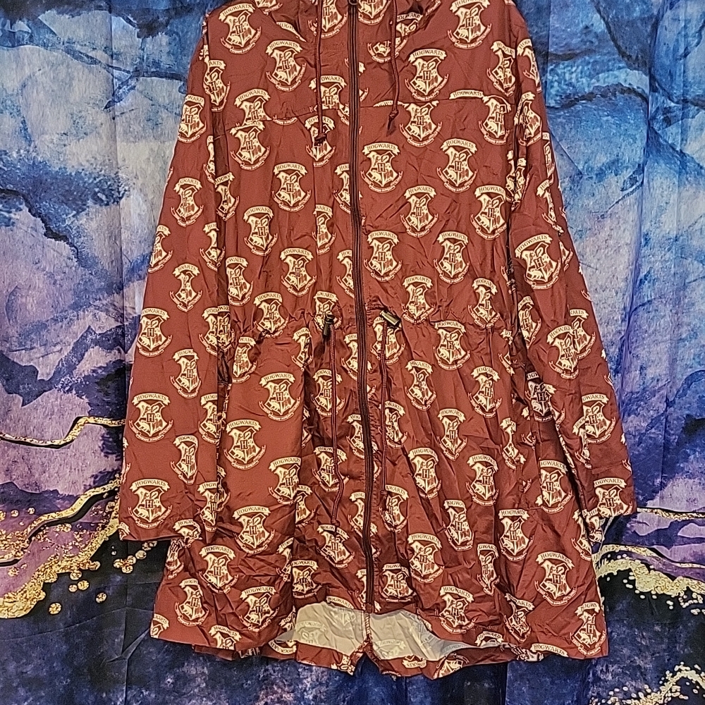 Vintage Harry Potter Hogwartz Raincoat Size L